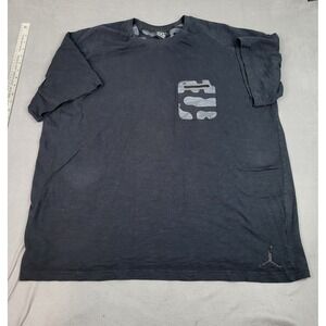 Nike Air Jordan Basketball Shirt Mens‎ 3XL Black Camo Pocket Lightweight Outdoor